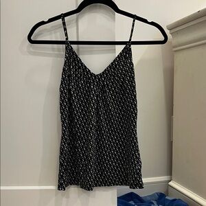 GAP Black and White Patterned Women's Top